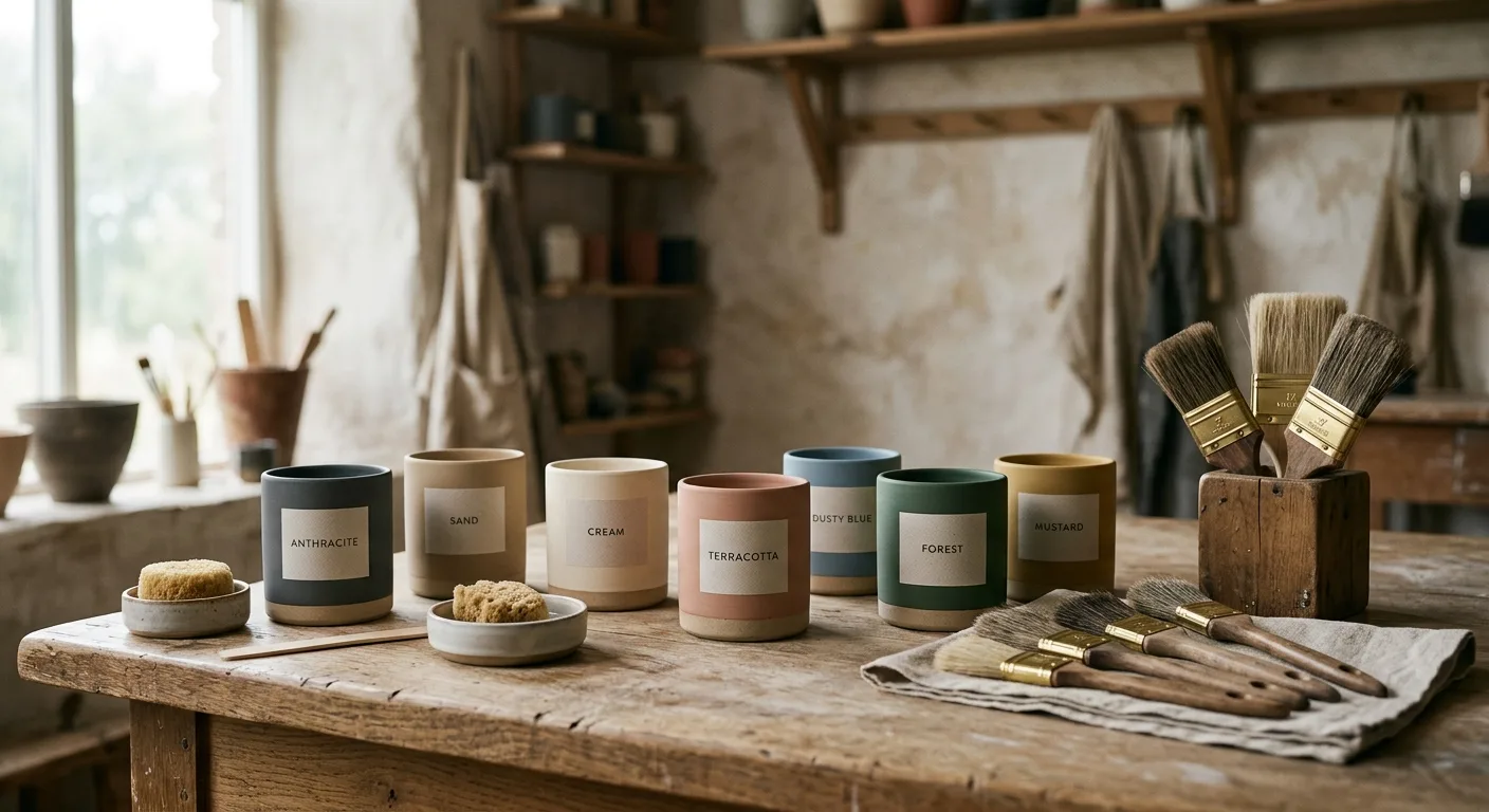 Pots de peinture premium Farrow & Ball et Little Greene
